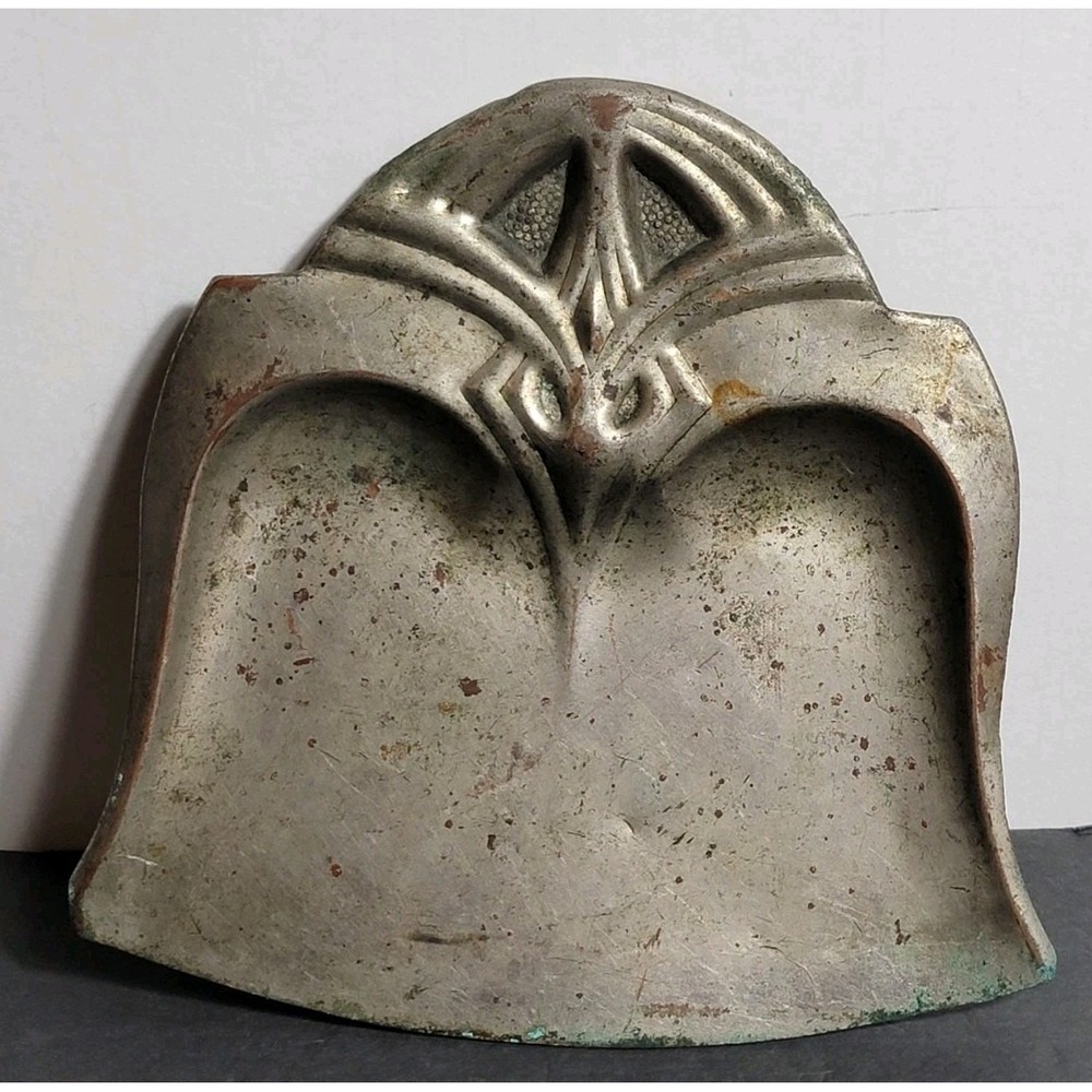 Vintage Pewter Art Deco Table Scoop Dust Pan Butler Crumb Catcher